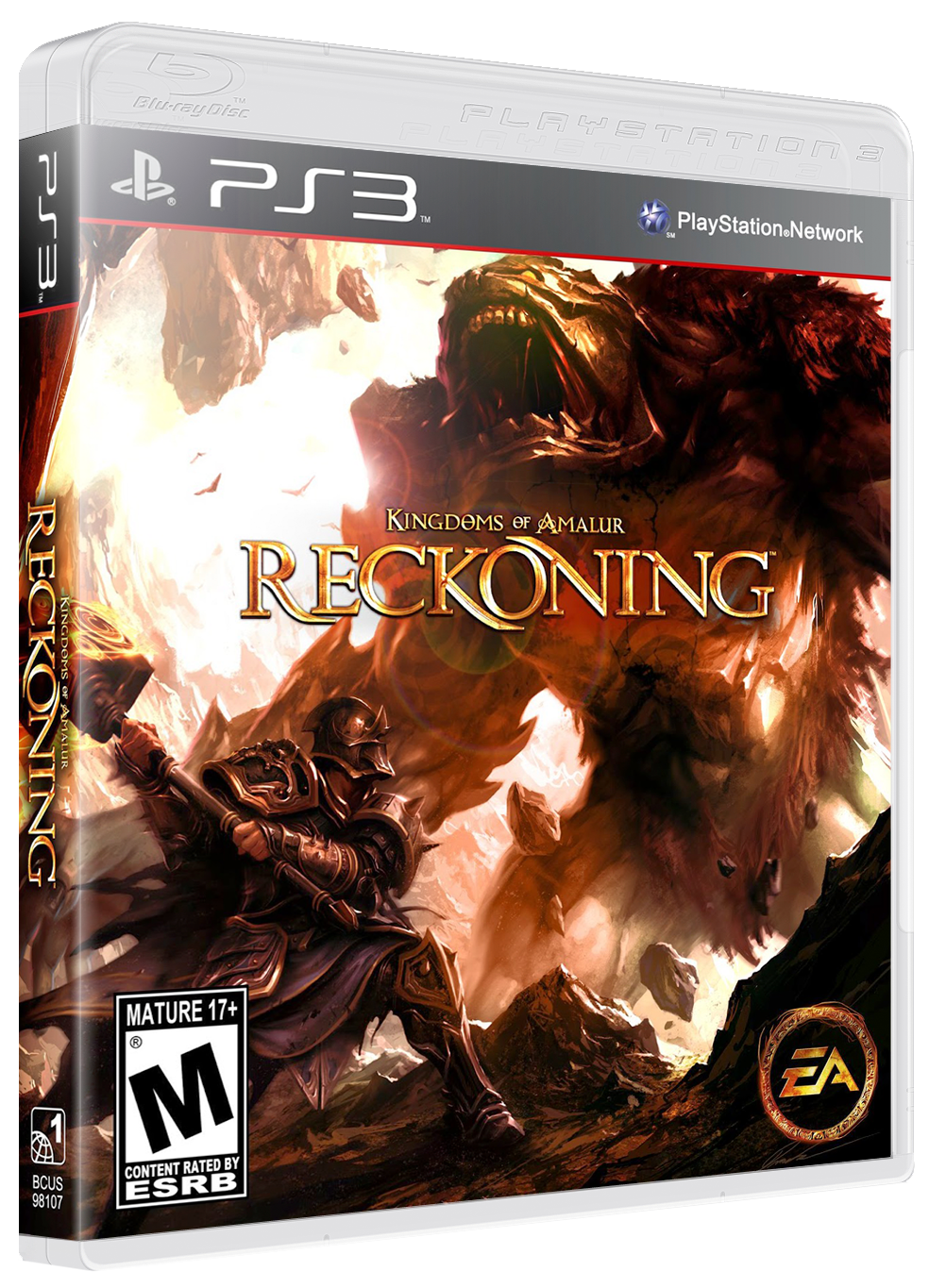 Kingdoms of Amalur Reckoning box art for Playstation 3